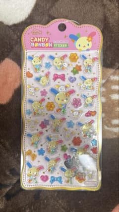 韓国限定　公式ウサハナキャンディボンボン シールのサムネイル
