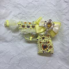 体育祭 デコ銃 ラインストーン イエロー 黄色 応援 グッズのサムネイル