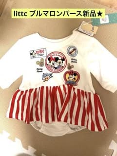 【★新品未使用タグ付】littc しまむら ブルマロンパース ディズニーのサムネイル