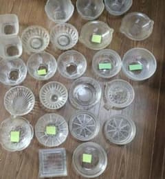 昭和レトロ ヴィンテージ アンティーク ガラス食器 まとめ売り - メルカリ