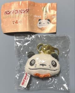 【新品未開封】パンダコパンダ　ぬいぐるみスマホチャーム　パパンダリボンのサムネイル