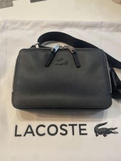 【美品】LACOSTE CHANTACO ラコステ スクエアショルダーバッグのサムネイル