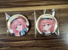 にじさんじ 缶バッジビスケット　周央サンゴ　笹木咲のサムネイル