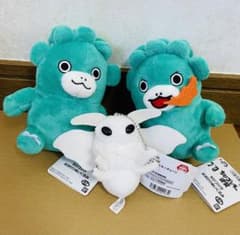 ちびゴジラの逆襲 ちびゴジラ おすわりぬいぐるみ　FANS カイコガ マスコット