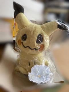 [미사용품] 미미큐 푹신푹신 안아 봉제 인형 태그 첨부 약 35 cm 포켓몬