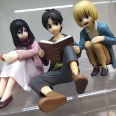 エレン＆ミカサ＆アルミン ～壁の外の世界～ 一番くじ A賞 フィギュア