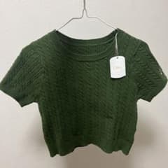 Chico グリーン 半袖ニットのサムネイル