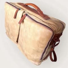 genten馬革✖︎ヌメ革 トラベルバッグ - メルカリ