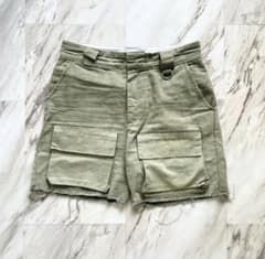 ASKYURSELF Canvas Cargo Shorts アスクユアセルフのサムネイル