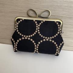 難あり！ミナペルホネン 親子がま口 財布 ハンドメイド タンバリン
