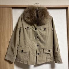 23区 ファー付きジャケット ベージュのサムネイル