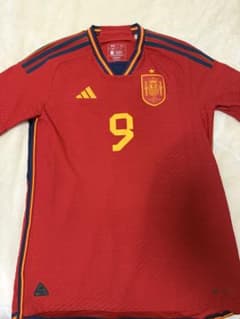 スペイン代表 ガビ 9番 ユニフォーム adidas 正規 オーセンティック