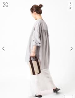 IENA ラミーリヨセル バックギャザーシャツ IENA（イエナ）の「ラミーリヨセル バックギャザーシャツ（シャツ