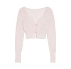 jacquemus ジャックムス モヘヤ クロップド カーディガン ピンクのサムネイル