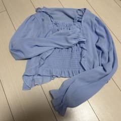 GRL 長袖ブラウス ライトブルーのサムネイル