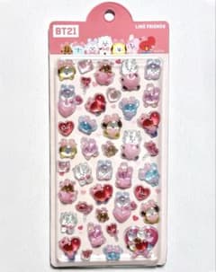 BT21 입체 씰