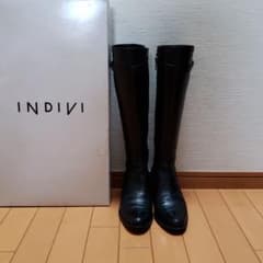 INDIVI ロングブーツ 24.5センチのサムネイル