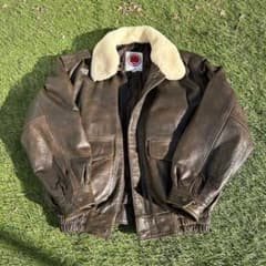 【希少】vintageラッキーストライク 羊皮 G-1 フライトジャケットのサムネイル