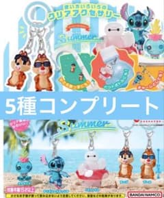 ディズニー めじるしアクセサリー Summer 全5種コンプリートセットのサムネイル