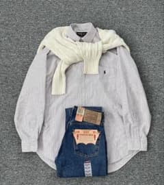 1990s Polo Ralph Lauren Oxford Big Shirt