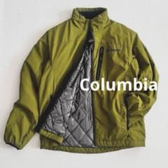 人気色！Columbia コロンビア オムニヒート ダウンジャケットS アルミ 