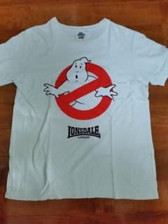 LONSDALE 고스트 버스터즈 T 셔츠 L 사이즈 화이트