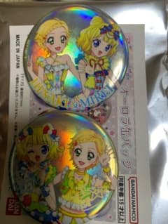 アイカツ　プリパラ　映画　みれぃ　ひなき　缶バッジのサムネイル