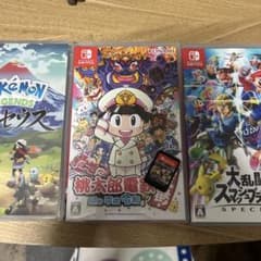 桃太郎電鉄&ポケモンアルセウス&大乱闘スマッシュブラザーズ&マリオカート8のサムネイル