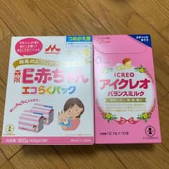 森永　E赤ちゃん　エコらくパック　グリコ　アイクレオのサムネイル