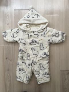 美品　ベビー ジャンプスーツ 恐竜柄 アウターのサムネイル