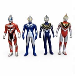 ウルトラマン ソフビ フィギュア まとめ売り 4体セット バンダイ 円谷
