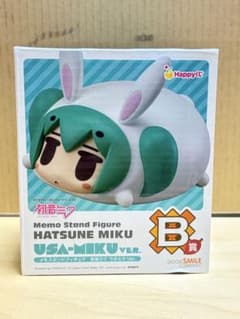【未開封】 初音 ミク うさミク くじ 2014 B賞 メモスタンド フィギュア