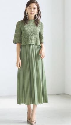 新品未使用　オケージョンワンピース　ドレス　結婚式　ワンピースのサムネイル