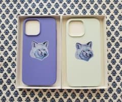 【新品】Maison Kitsune iPhone13promaxケース2セット