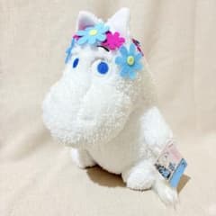 ムーミン　ぬいぐるみ　マスコット　花冠