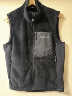 mont-bell フリースベスト Sサイズ 黒　メンズのサムネイル