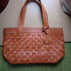 zucchero filato レザー メッシュ トートバッグのサムネイル