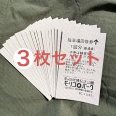 駐車券 3枚 ジブリパーク モリコロパーク 愛・地球博記念公園 駐車場回数券のサムネイル