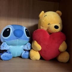 スティッチ くまのプーさん ぬいぐるみ 2体セットのサムネイル