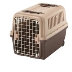 【極美品】犬用クレート リッチェルキャンピングキャリーL ベージュ×ブラウンのサムネイル