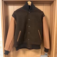 Right-on BACK NUMBER スタジャンMサイズ　 ブラウンのサムネイル