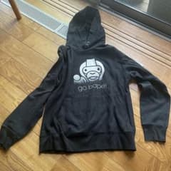 アベイシングエイプ ベビーマイロプリントプルオーバーパーカー ape サイズsのサムネイル