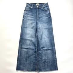 ヤヌーク YANUK　ワイドフレアデニムパンツ　インディゴ CVL　26 ヤヌーク YANUK ワイドフレアデニムパンツ インディゴ CVL 26 - メルカリ