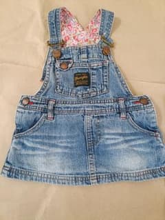 Wrangler デニム ジャンバースカート 80cmのサムネイル