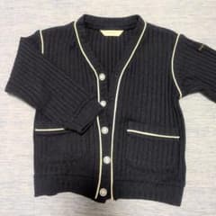 SIMPLE FREE キッズ カーディガン 110cm ネイビーのサムネイル