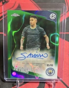 Topps Chrome Savinho サインカード /99 - メルカリ