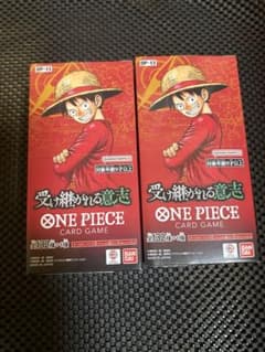 ONE PIECEカードゲーム 受け継がれる意志 2BOX（テープカット） - メルカリ