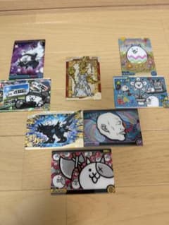 にゃんこ大戦争 ウエハース　カード17枚セット売 アフロディーテ　ガオウ　カンナのサムネイル