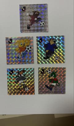 Jリーグ ホログラムシール 5枚セットのサムネイル