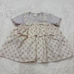 SIMPLE FREE 95cm 花柄ドッキングTシャツのサムネイル